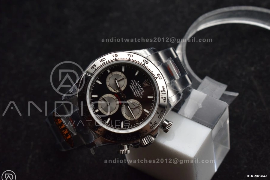 Black V QF 1:1 Edition Bracelet Silver on Dial 126509 SH4131 Classic Daytona 794 Best SS 0509